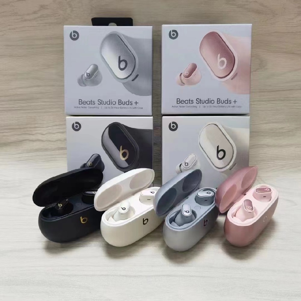 studio buds+ true wireless earphones Bluetooth earphones compatible with Apple Android system, black, white, pink and gray, four colors available