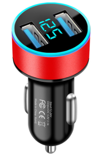 2 Ports USB Car Charger 15W 3.1A Adapter Charge Compatible with iPhone