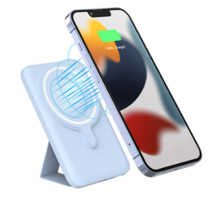 Bracket magnetic charging treasure neutral wireless fast charging mobile power convenient folding bracket battery pack