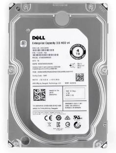 Dell 4TB HDD 7.2K RPM SATA 6Gbps SAS 12Gbps 3.5in Internal Hard Drives
