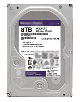 WD82PURZ 8TB HDD Purple Surveillance Internal Hard Disk Drive - 7200 RPM, SATA 6 Gb/s, 256MB Cache, Digital Western Seagate