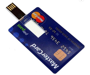 Card type portable 2.0 U disk 16GB creative personality waterproof cartoon lovely office usb disk gift customization