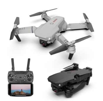WiFi FPV Drone with Dual 4K HD Camera and Wide-Angle Live Video Drone Mini E88
